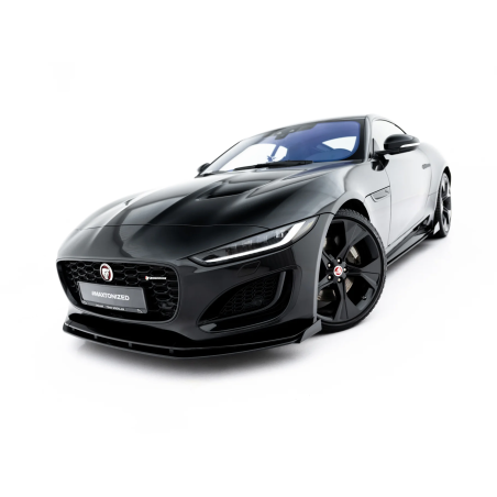 Street Pro Splitter anteriore + Flaps Jaguar F-Type X152 Facelift 2 (Cod. M-JAFTYPE1F2CNC-FD1BRB+FSF