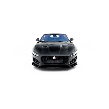 Street Pro Splitter anteriore + Flaps Jaguar F-Type X152 Facelift 2 (Cod. M-JAFTYPE1F2CNC-FD1BRB+FSF