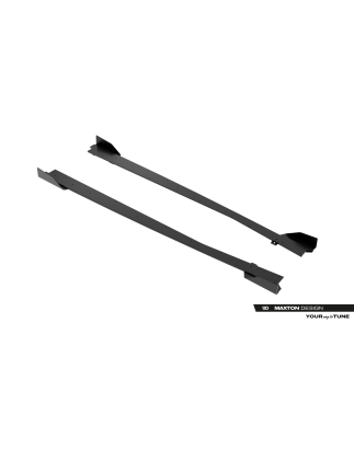 Street Pro Diffusori minigonne + Flaps Jaguar F-Type X152 Facelift 2 (Cod. M-JAFTYPE1F2CNC-SD1B+SF1G
