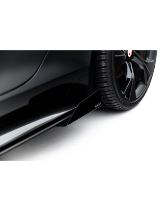Street Pro Diffusori minigonne + Flaps Jaguar F-Type X152 Facelift 2 (Cod. M-JAFTYPE1F2CNC-SD1BRB+SF