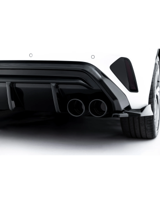 Sottoparaurti posteriore + Exhaust Ends Imitation Audi A3 S-Line Sportback 8Y Facelift (Cod. M-AU-S3