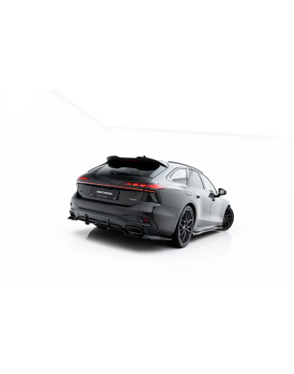 Splitter posteriore (con barre verticali) V.3 Audi A6 S-Line C9 (Cod. M-AU-A6-C9-SLINE-RD4G+RD6G)
