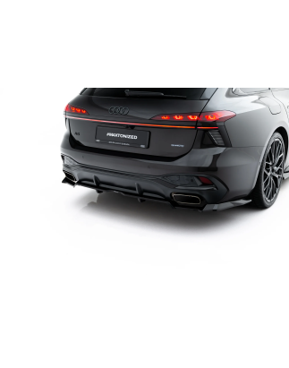 Splitter posteriore (con barre verticali) V.3 Audi A6 S-Line C9 (Cod. M-AU-A6-C9-SLINE-RD4G+RD6G)