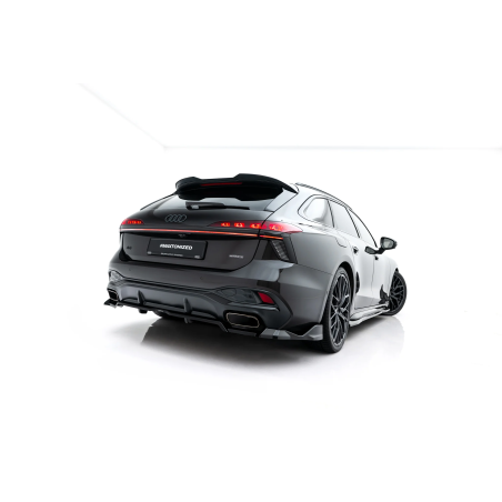 Splitter posteriore (con barre verticali) V.4 Audi A6 S-Line C9 (Cod. M-AU-A6-C9-SLINE-RD5G+RD6G)