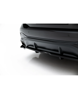 Splitter posteriore (con barre verticali) V.4 Audi A6 S-Line C9 (Cod. M-AU-A6-C9-SLINE-RD5G+RD6G)
