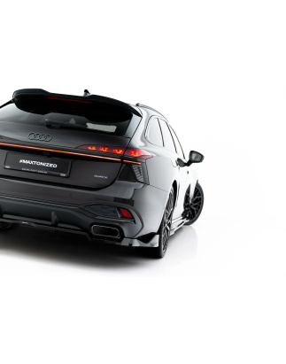 Splitter posteriore (con barre verticali) V.4 Audi A6 S-Line C9 (Cod. M-AU-A6-C9-SLINE-RD5G+RD6G)