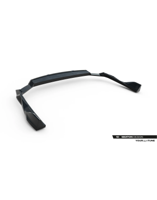 Splitter posteriore (con barre verticali) V.4 Audi A6 S-Line C9 (Cod. M-AU-A6-C9-SLINE-RD5G+RD6G)