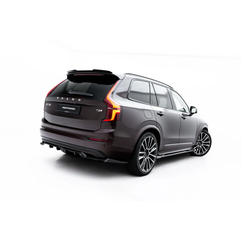 Splitter posteriore (con barre verticali) Volvo XC90 Mk2 Facelift 2 (Cod. M-VO-XC90-2F2-RD1G+RD2G)