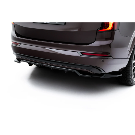 Splitter posteriore (con barre verticali) Volvo XC90 Mk2 Facelift 2 (Cod. M-VO-XC90-2F2-RD1G+RD2G)