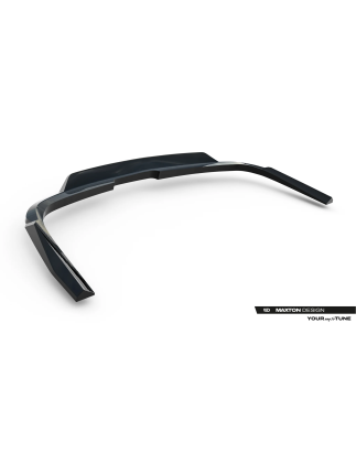 Splitter posteriore (con barre verticali) Volvo XC90 Mk2 Facelift 2 (Cod. M-VO-XC90-2F2-RD1G+RD2G)