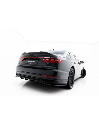 Splitter posteriore (con barre verticali) Audi A8 S-Line Long D5 Facelift (Cod. M-AU-A8-D5F-SLINE-L-