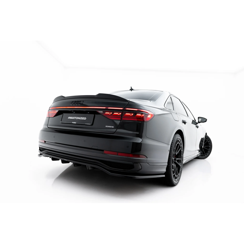 Splitter posteriore (con barre verticali) Audi A8 S-Line Long D5 Facelift (Cod. M-AU-A8-D5F-SLINE-L-