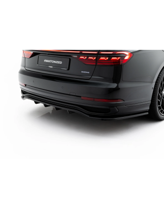 Splitter posteriore (con barre verticali) Audi A8 S-Line Long D5 Facelift (Cod. M-AU-A8-D5F-SLINE-L-