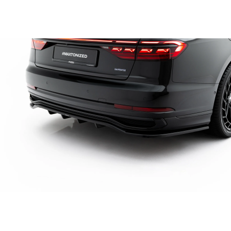 Splitter posteriore (con barre verticali) Audi A8 S-Line Long D5 Facelift (Cod. M-AU-A8-D5F-SLINE-L-