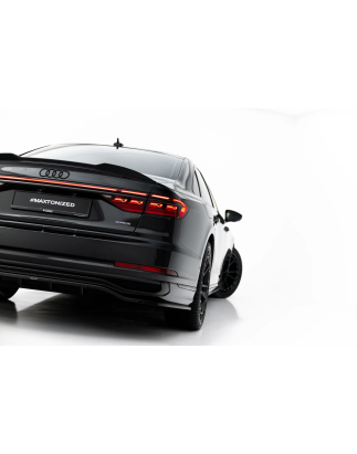 Splitter posteriore (con barre verticali) Audi A8 S-Line Long D5 Facelift (Cod. M-AU-A8-D5F-SLINE-L-