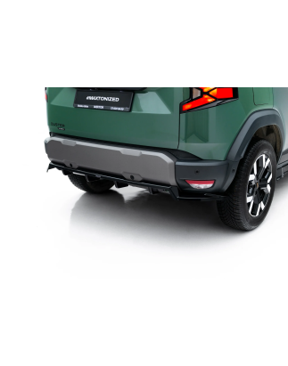 Splitter posteriore (con barre verticali) Dacia Duster Mk3 (Cod. M-DC-DU-3-RD1G+RD2G)