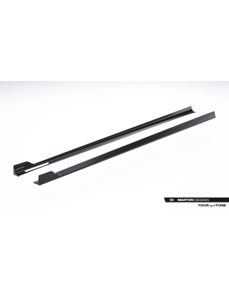 minigonne in Fibra di carbonio pre impregnata BMW 7 M-Pack / M760e / i7 M-Pack G70 (Cod. M-CF-BM-7-G