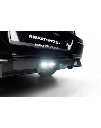 Splitter posteriore in Fibra di carbonio pre impregnata (con barre verticali) BMW 7 M-Pack / i7 M-Pa