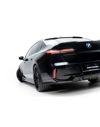 Splitter posteriore in Fibra di carbonio pre impregnata (con barre verticali) BMW 7 M-Pack / i7 M-Pa