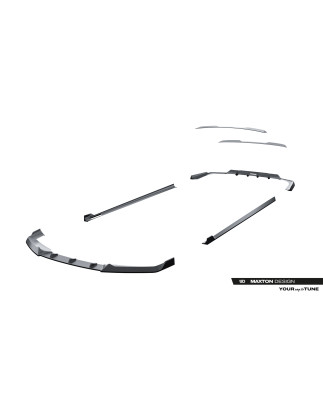 Splitters set in  Fibra di carbonio pre impregnata Splitters BMW 7 / i7 M-Pack G70 (Cod. M-CF-BM-7-G