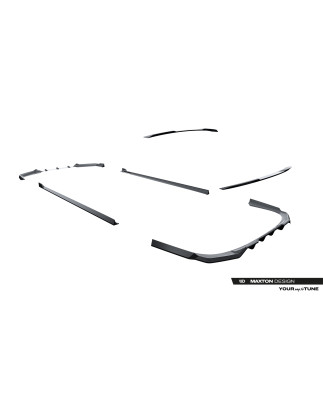 Splitters set in  Fibra di carbonio pre impregnata Splitters BMW 7 / i7 M-Pack G70 (Cod. M-CF-BM-7-G