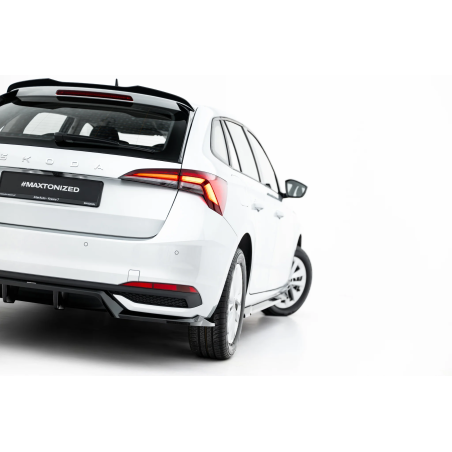 Splitter posteriore (con barre verticali) Skoda Scala Mk1 Facelift (Cod. M-SK-SC-1F-RD1G+RD2G)