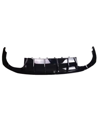 Audi A3 8Y berlina 2020+ Diffusore paraurti posteriore nero lucido (Cod. S-DIF-AU3-8Y-ABS-04)
