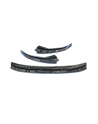 Audi A3 8Y berlina 2020+ Spoiler paraurti anteriore nero lucido (Cod. S-FBS-AU3-8Y-ABS-01)