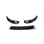 Audi A3 8Y berlina/hatchback 2020+ FRONT BUMBER SPOILER nero lucido (Cod. S-FBS-AU3-8Y-ABS-02)
