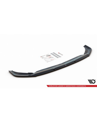 SPLITTER ANTERIORE V.1 Volkswagen Polo GTI / R-line Mk6 (Cod. M-VW-PO-6-GTI-FD1G)