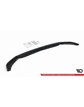 SPLITTER ANTERIORE V.1 Volkswagen Polo GTI / R-line Mk6 (Cod. M-VW-PO-6-GTI-FD1G)