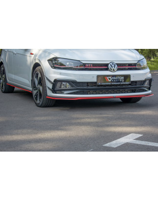 SPLITTER ANTERIORE V.2 Volkswagen Polo GTI / R-line Mk6 (Cod. M-VW-PO-6-GTI-FD2G)