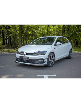 SPLITTER ANTERIORE V.2 Volkswagen Polo GTI / R-line Mk6 (Cod. M-VW-PO-6-GTI-FD2G)