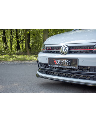 SPLITTER ANTERIORE V.2 Volkswagen Polo GTI / R-line Mk6 (Cod. M-VW-PO-6-GTI-FD2G)