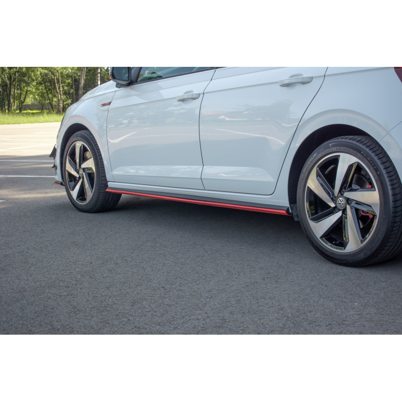 Diffusori minigonne Volkswagen Polo GTI / R-line Mk6 (Cod. M-VW-PO-6-GTI-SD1G)