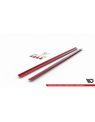 Diffusori minigonne Volkswagen Polo GTI / R-line Mk6 (Cod. M-VW-PO-6-GTI-SD1G)