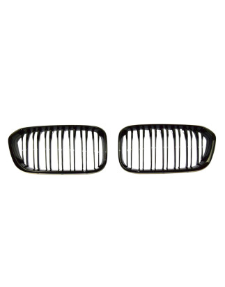 BMW 1 F20 2015-2019 griglia anteriore nero lucido (Cod. S-GR-BM1-F20-ABS-02)