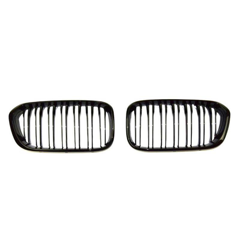 BMW 1 F20 2015-2019 griglia anteriore nero lucido (Cod. S-GR-BM1-F20-ABS-02)