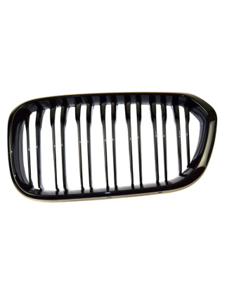 BMW 1 F20 2015-2019 griglia anteriore nero lucido (Cod. S-GR-BM1-F20-ABS-02)