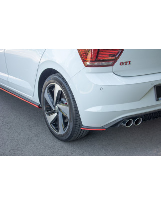 Splitters posteriori laterali Volkswagen Polo GTI Mk6  (Cod. M-VW-PO-6-GTI-RSD1G)