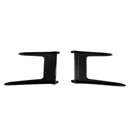 BMW 1 F40 hatchback 2019-2022 FRONT CANARDS nero lucido (Cod. S-FC-BM1-F40-ABS-02)