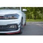Splittery Przednie Boczne Volkswagen Polo GTI / R-line Mk6 (Cod. M-VW-PO-6-GTI-FD5G)