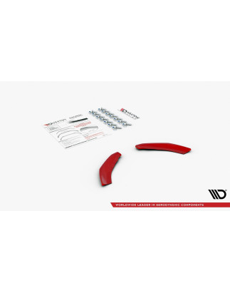 Splittery Przednie Boczne Volkswagen Polo GTI / R-line Mk6 (Cod. M-VW-PO-6-GTI-FD5G)