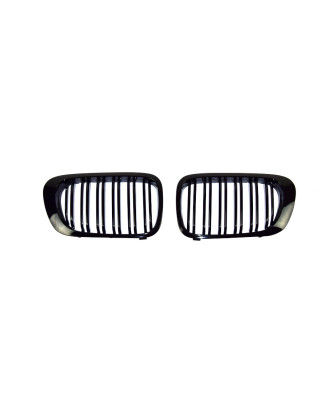 BMW 3 E46 1998-2001 Coupe griglia anteriore nero lucido ( 2 porte ) (Cod. S-GR-BM3-E46-ABS-01C)