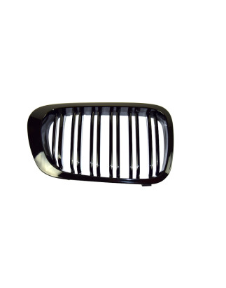 BMW 3 E46 1998-2001 Coupe griglia anteriore nero lucido ( 2 porte ) (Cod. S-GR-BM3-E46-ABS-01C)