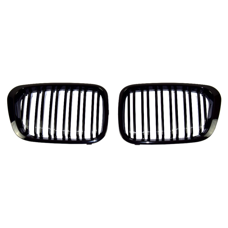 BMW 3 E46 1998-2001 berlina griglia anteriore nero lucido (Cod. S-GR-BM3-E46-ABS-01S)