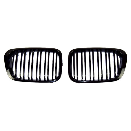 BMW 3 E46 1998-2001 berlina griglia anteriore nero lucido (Cod. S-GR-BM3-E46-ABS-01S)