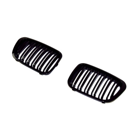BMW 3 E46 1998-2001 berlina griglia anteriore nero lucido (Cod. S-GR-BM3-E46-ABS-01S)