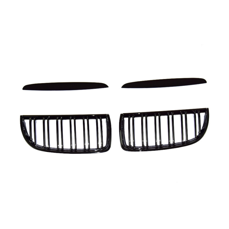 BMW 3 E90 2004-2008 griglia anteriore nero lucido (Cod. S-GR-BM3-E90-ABS-01)