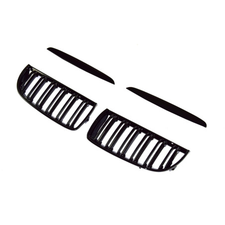 BMW 3 E90 2004-2008 griglia anteriore nero lucido (Cod. S-GR-BM3-E90-ABS-01)